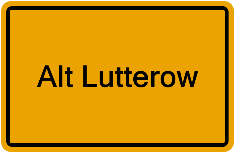 Handelsregisterauszug Alt Lutterow
